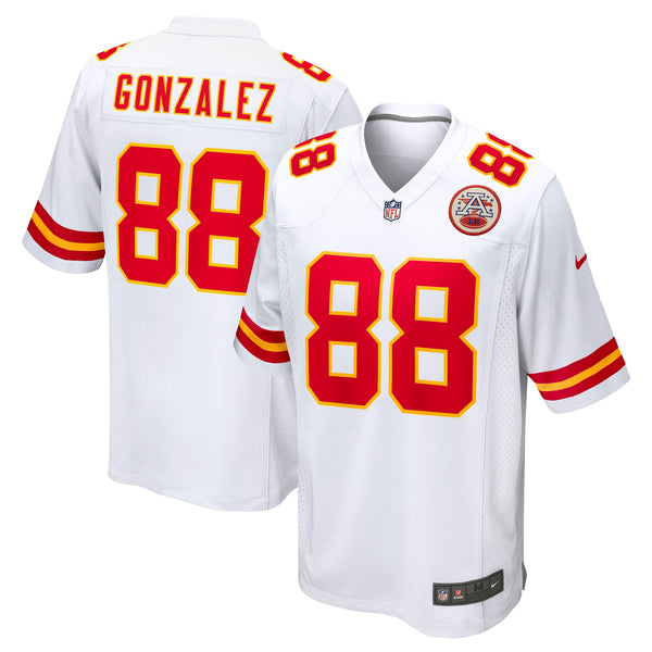 Kansas City Chiefs Tony Gonzalez White Retired Player Game Jersey