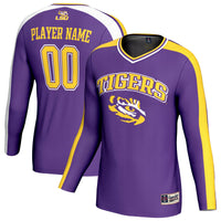 LSU Tigers Volleyball Jersey, Purple Sportswear Jersey Shirt, Lightweight Breathable Athletic Jersey, Casual Gift for Men, Style 203494807