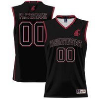 Washington State Cougars Basketball Jersey, Black Sportswear Jersey Shirt, Sleeveless Athletic Tank Jersey, Casual Gift for Men