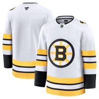Boston Bruins Hockey Jersey, White Premium Away Sportswear Jersey Shirt, Long Sleeve Hockey Sweater Jersey, Casual Gift for Men, Style 203133886