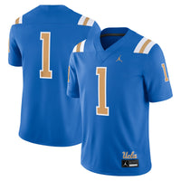 UCLA Bruins Football Jersey, Blue Game Sportswear Jersey Shirt, Lightweight Breathable Athletic Jersey, Casual Gift for Men, Style 200894220
