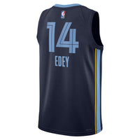 Zach Edey Memphis Grizzlies Basketball Jersey, Navy Swingman Sportswear Jersey Shirt, Sleeveless Athletic Tank Jersey, Casual Gift for Men