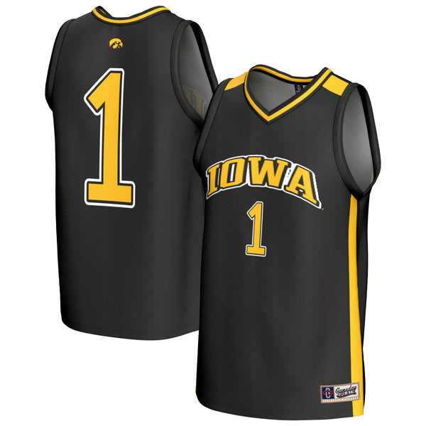 Iowa Hawkeyes Lightweight Collegiate Basketball Fashion Jersey - Black