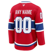 Montreal Canadiens Hockey Jersey, Red Premium Sportswear Jersey Shirt, Long Sleeve Hockey Sweater Jersey, Casual Gift for Men, Style 202055709