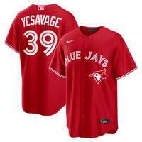 Trey Yesavage Toronto Blue Jays Baseball Jersey, Red Sportswear Jersey Shirt, Lightweight Breathable Athletic Jersey, Casual Gift for Men