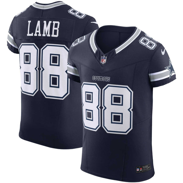 Dallas Cowboys CeeDee Lamb Navy Team Elite Jersey