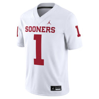 Oklahoma Sooners Football Jersey, White Game Sportswear Jersey Shirt, Lightweight Breathable Athletic Jersey, Casual Gift for Men
