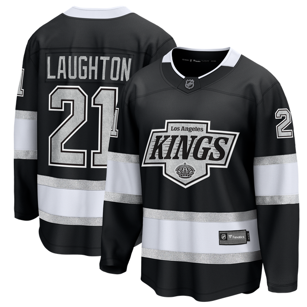Los Angeles Kings Scott Laughton Black Home Breakaway Jersey
