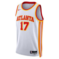 Onyeka Okongwu Atlanta Hawks Basketball Jersey, White Swingman Sportswear Jersey Shirt, Sleeveless Athletic Tank Jersey, Casual Gift for Men