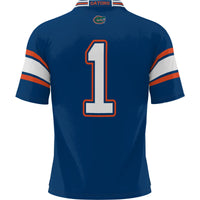 Florida Gators Football Jersey, Royal Sportswear Jersey Shirt, Lightweight Breathable Athletic Jersey, Casual Gift for Men, Style 200425278