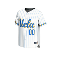 UCLA Bruins Softball Jersey, White Fashion Lightweight Sportswear Jersey Shirt, Lightweight Breathable Athletic Jersey, Casual Gift for Men