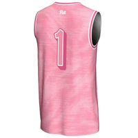 Pitt Panthers Basketball Jersey, Pink Fashion Lightweight Sportswear Jersey Shirt, Sleeveless Athletic Tank Jersey, Casual Gift for Men