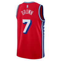Jaylen Brown Basketball Jersey, Red Swingman Sportswear Jersey Shirt, Sleeveless Athletic Tank Jersey, Casual Gift for Men