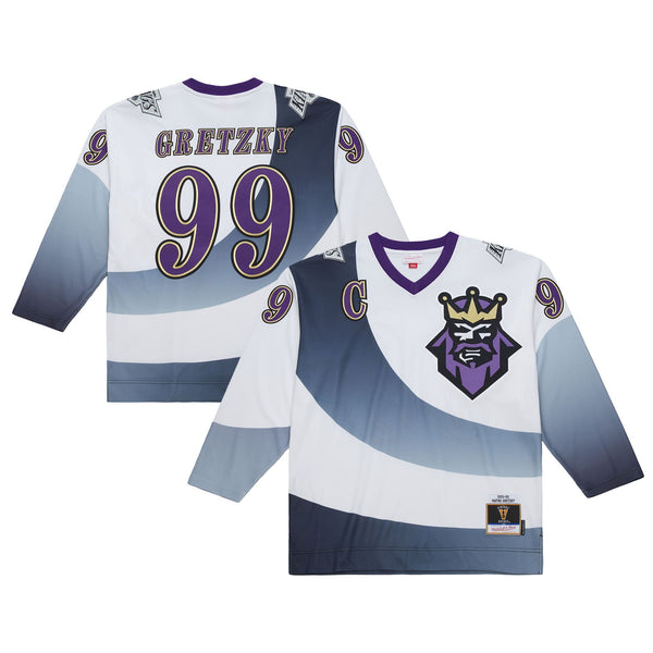 Los Angeles Kings Wayne Gretzky White 1995-96 Power Play Jersey