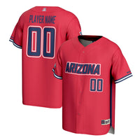 Arizona Wildcats Baseball Jersey, Red Sportswear Jersey Shirt, Lightweight Breathable Athletic Jersey, Casual Gift for Men, Style 201683105