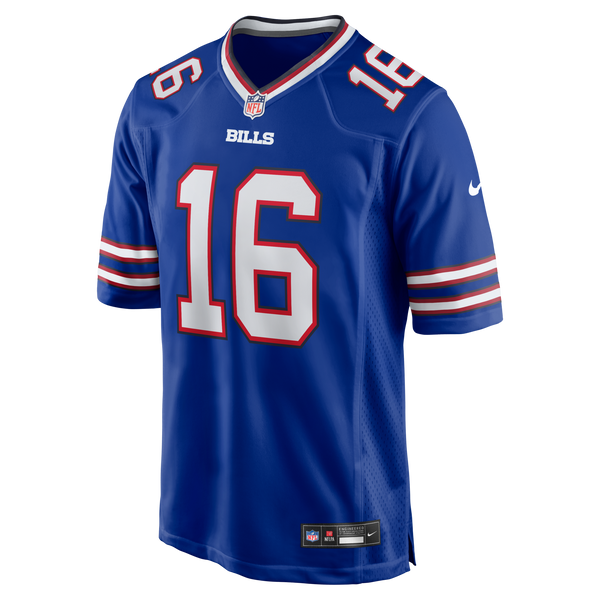 Buffalo Bills Tyler Bass Royal Team Game Jersey