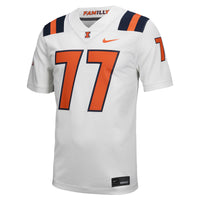 Illinois Fighting Illini Football Jersey, Sportswear Jersey Shirt, Lightweight Breathable Athletic Jersey, Casual Gift for Men, Style 201905473