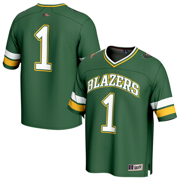 #1 Green UAB Blazers Lightweight Football Fashion Jersey