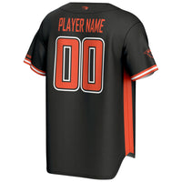Oregon State Beavers Baseball Jersey, Black Lightweight Sportswear Jersey Shirt, Lightweight Breathable Athletic Jersey, Casual Gift for Men