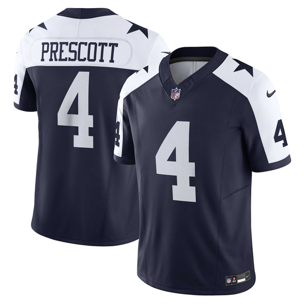 Dallas Cowboys Dak Prescott Navy Limited Jersey