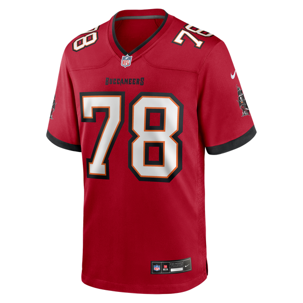 Tampa Bay Buccaneers Tristan Wirfs Red Player Game Jersey