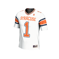Syracuse Orange Football Jersey, White Sportswear Jersey Shirt, Lightweight Breathable Athletic Jersey, Casual Gift for Men, Style 203658907