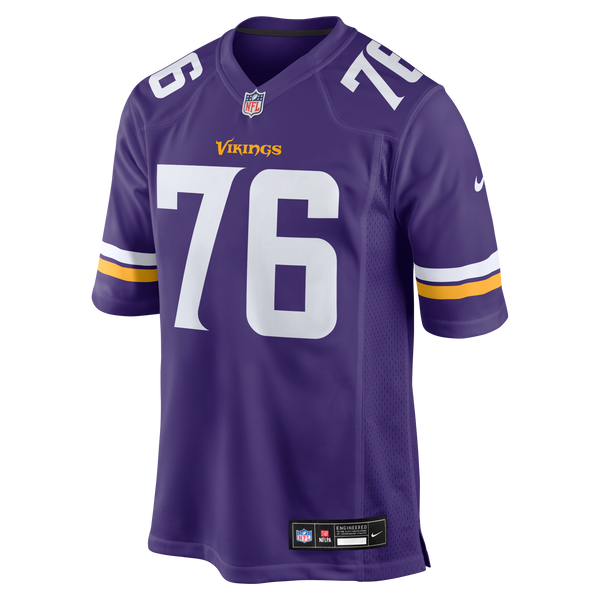 Minnesota Vikings Will Fries Purple Team Game Jersey