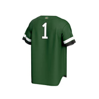 Ohio Bobcats Baseball Jersey, Green Sportswear Jersey Shirt, Lightweight Breathable Athletic Jersey, Casual Gift for Men, Style 202497524