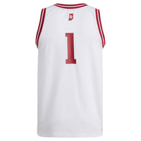 Indiana Hoosiers Basketball Jersey, White Replica Swingman Sportswear Jersey Shirt, Sleeveless Athletic Tank Jersey, Casual Gift for Men