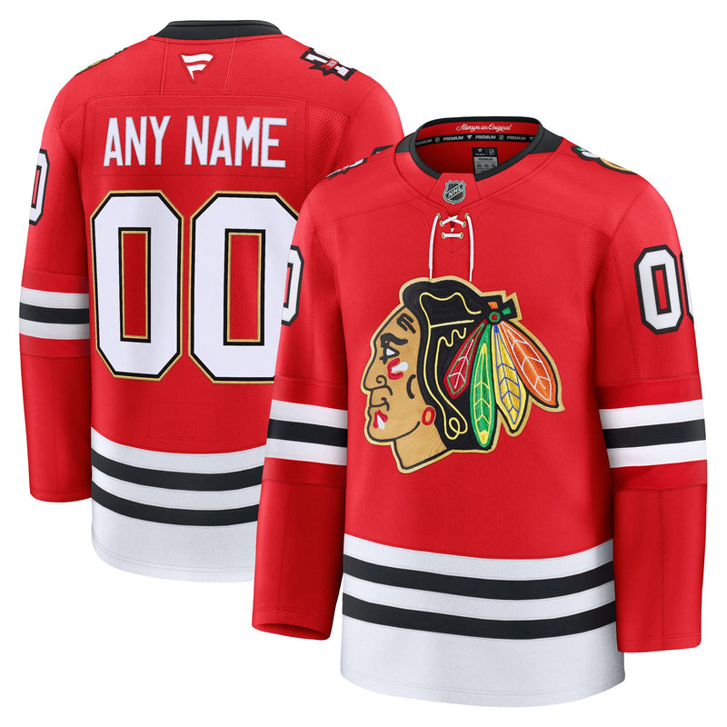Chicago Blackhawks Hockey Jersey, Red Premium Sportswear Jersey Shirt, Long Sleeve Hockey Sweater Jersey, Casual Gift for Men, Style 203133903