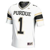 Purdue Boilermakers Endzone Football Jersey, White Sportswear Jersey Shirt, Lightweight Breathable Athletic Jersey, Casual Gift for Men