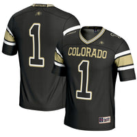 Colorado Buffaloes Endzone Football Jersey, Black Sportswear Jersey Shirt, Lightweight Breathable Athletic Jersey, Casual Gift for Men