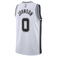 Keldon Johnson San Antonio Spurs Basketball Jersey, White Swingman Sportswear Jersey Shirt, Sleeveless Athletic Tank Jersey, Casual Gift for Men