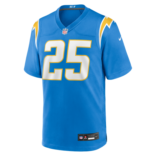 Los Angeles Chargers Joshua Kelley Powder Blue Game Jersey