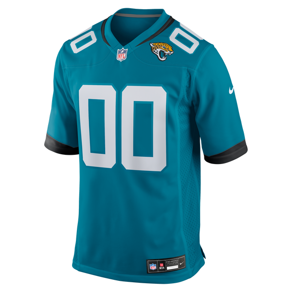 Jacksonville Jaguars Teal Custom Team Game Jersey