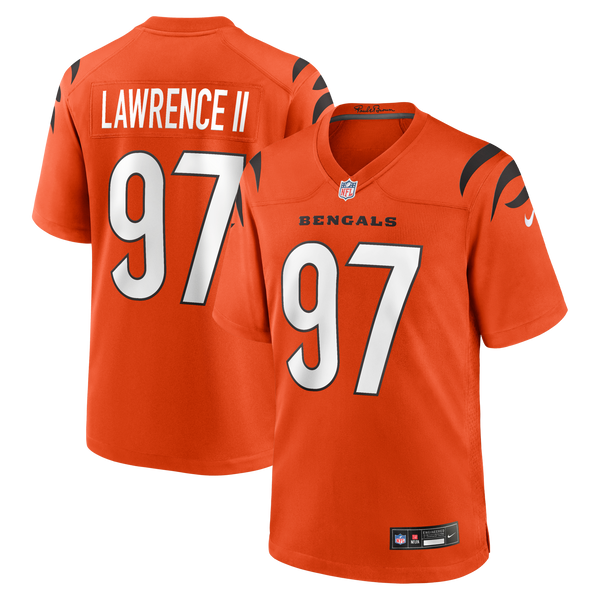 Cincinnati Bengals Dexter Lawrence II Orange Game Jersey