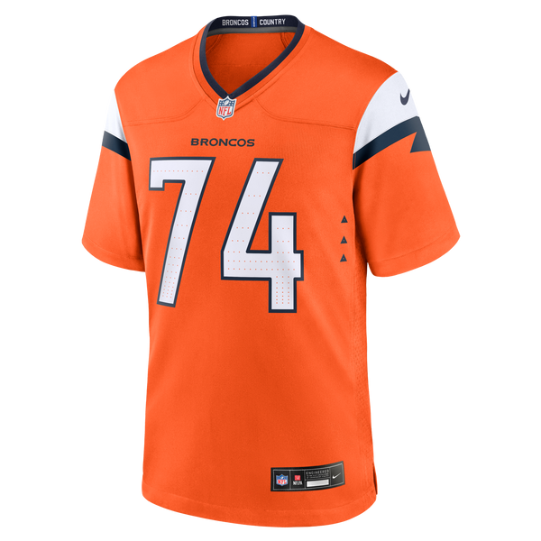 Denver Broncos Ben Powers Orange Team Game Jersey