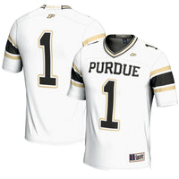 Purdue Boilermakers Endzone Football Jersey, White Sportswear Jersey Shirt, Lightweight Breathable Athletic Jersey, Casual Gift for Men