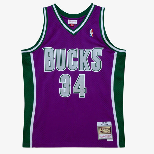 Milwaukee Bucks Swingman Jersey Ray Allen 2001-02