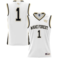 Wake Forest Demon Deacons Basketball Jersey, White Lightweight Sportswear Jersey Shirt, Sleeveless Athletic Tank Jersey, Casual Gift for Men