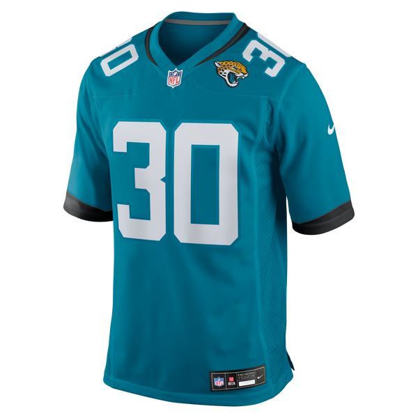 Jacksonville Jaguars Montaric Brown Teal Game Player Jersey
