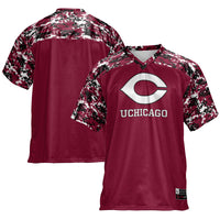 UChicago Maroons Football Jersey, Maroon Sportswear Jersey Shirt, Lightweight Breathable Athletic Jersey, Casual Gift for Men, Style 4728581