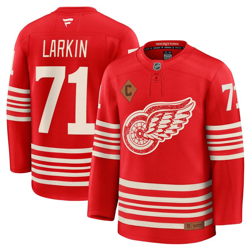 Dylan Larkin Detroit Red Wings Hockey Jersey, Premium Sportswear Jersey Shirt, Long Sleeve Hockey Sweater Jersey, Casual Gift for Men