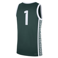 Michigan State Spartans Football Jersey, Green Replica Sportswear Jersey Shirt, Lightweight Breathable Athletic Jersey, Casual Gift for Men