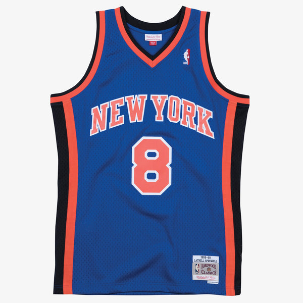 New York Knicks Swingman Jersey Road Latrell Sprewell 1998-99