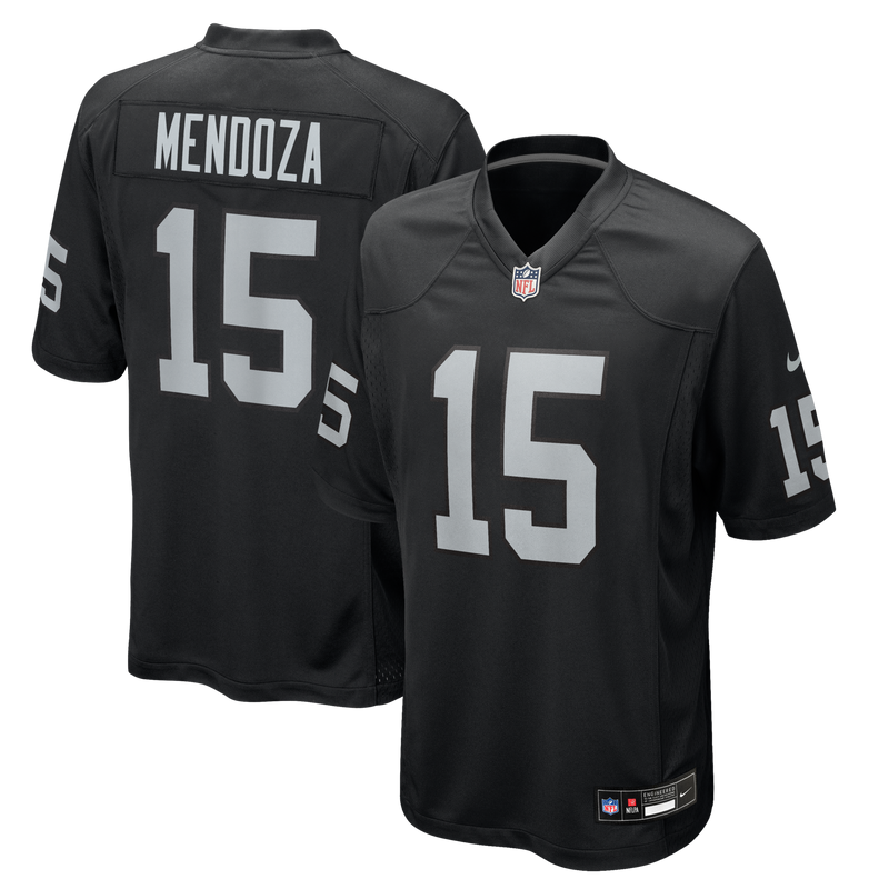 Fernando Mendoza Las Vegas Raiders Football Jersey, Black Sportswear Jersey Shirt, Lightweight Breathable Athletic Jersey, Casual Gift for Men