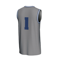 Nevada Wolf Pack Basketball Jersey, Gray Fashion Lightweight Sportswear Jersey Shirt, Sleeveless Athletic Tank Jersey, Casual Gift for Men
