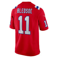 Drew Bledsoe New England Patriots Football Jersey, Red Game Sportswear Jersey Shirt, Lightweight Breathable Athletic Jersey, Casual Gift for Men