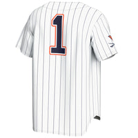 Virginia Cavaliers Baseball Jersey, White Sportswear Jersey Shirt, Lightweight Breathable Athletic Jersey, Casual Gift for Men, Style 200098777