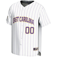 ECU Pirates Baseball Jersey, White Sportswear Jersey Shirt, Lightweight Breathable Athletic Jersey, Casual Gift for Men, Style 201141624